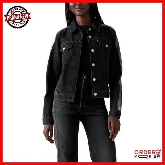 Premium Denim Trucker Jacket, Versatile Layering Piece, Deep Pockets